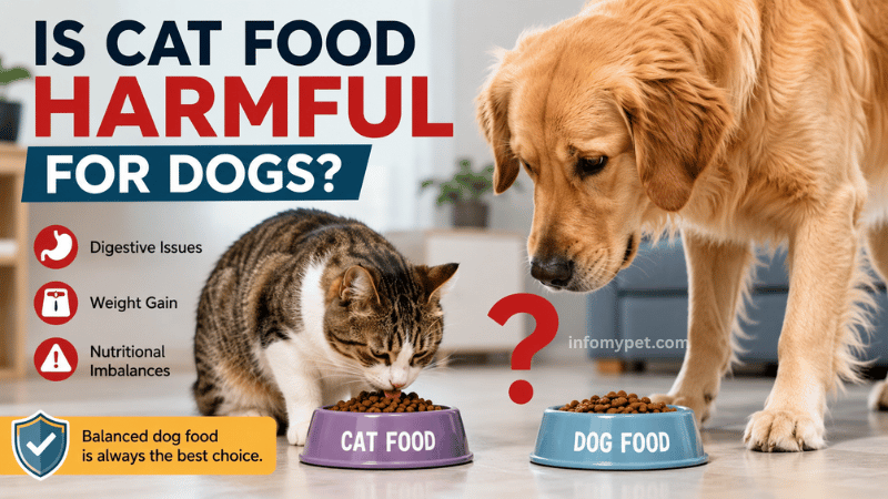 Is Cat Food Harmful For Dogs?